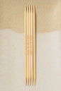 Clover Takumi Bamboo Double Point Needles 7"