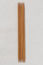ChiaoGoo Bamboo Double Point 8" (20 cm) Patina