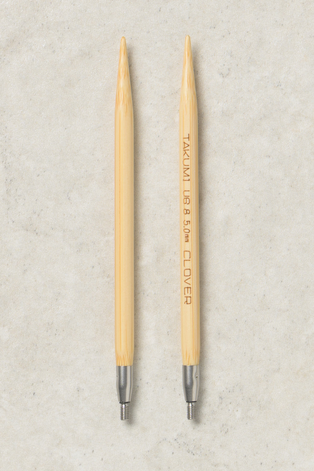 Clover Takumi Bamboo Interchangeable Needles 4"