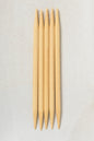 Clover Takumi Bamboo Double Point Needles 5"