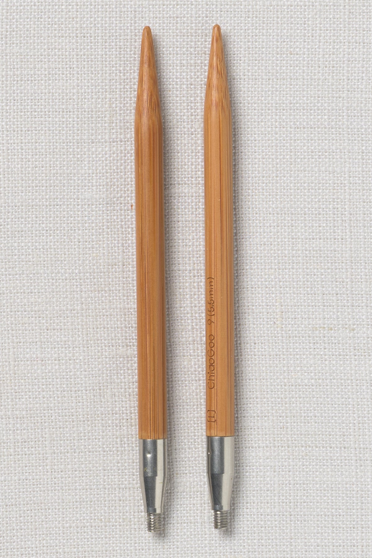ChiaoGoo SPIN Bamboo Tips 4" (10 cm) Patina