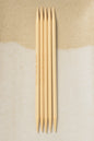 Clover Takumi Bamboo Double Point Needles 7"