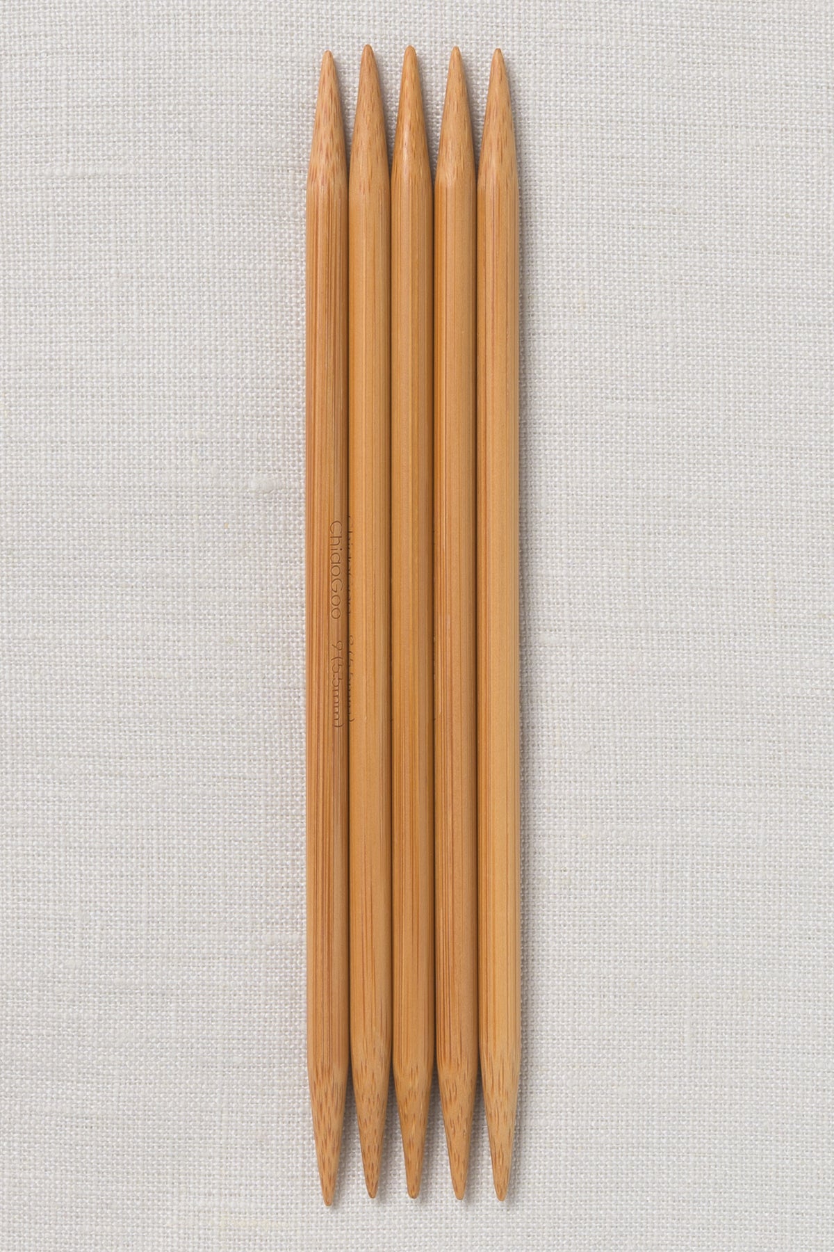 ChiaoGoo Bamboo Double Point 6" (15 cm) Patina