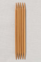 ChiaoGoo Bamboo Double Point 6" (15 cm) Patina