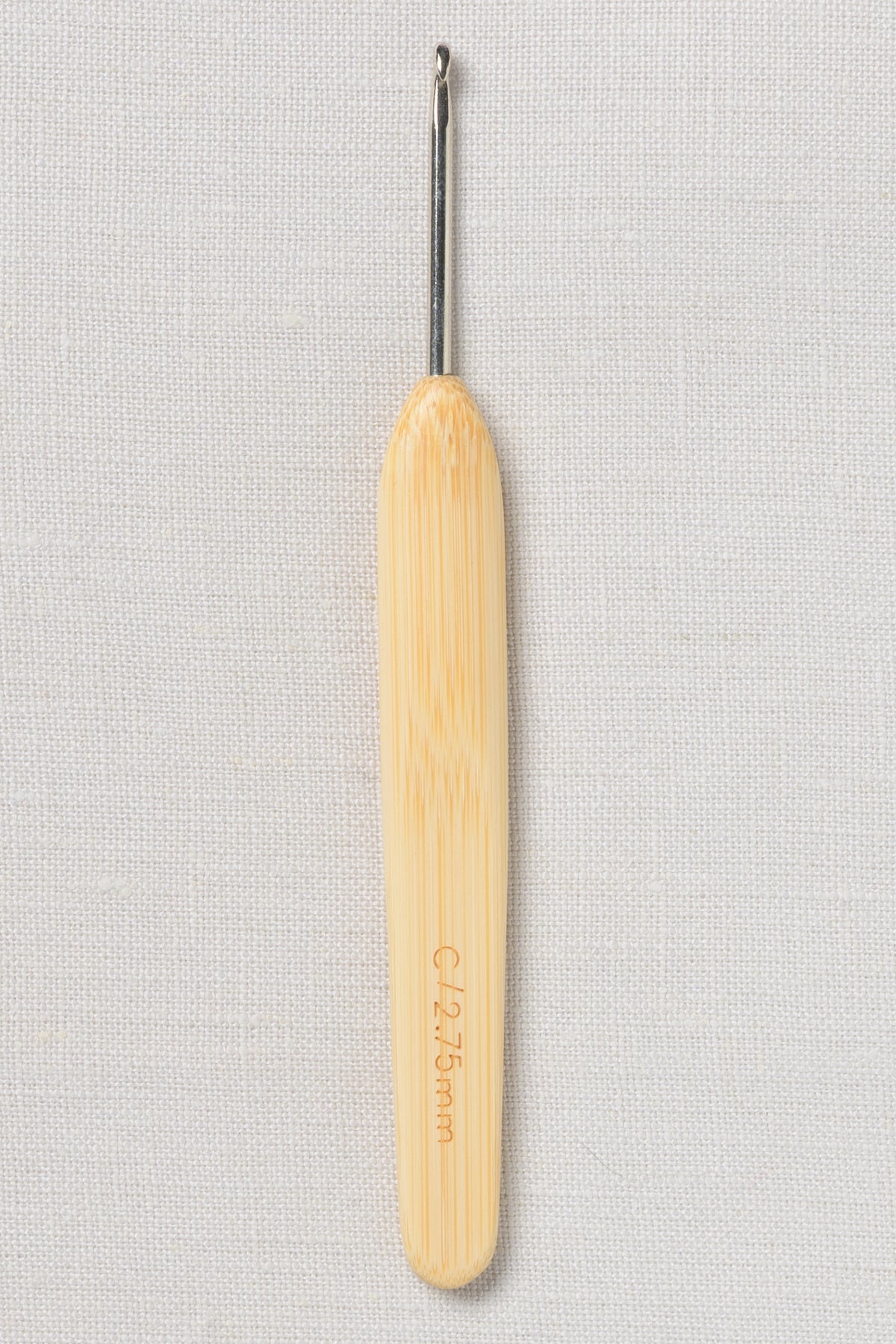ChiaoGoo Metal Head Crochet Hook 5.5" (14 cm) Natural