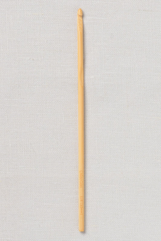 ChiaoGoo Bamboo Crochet Hook 6" (15 cm) Natural