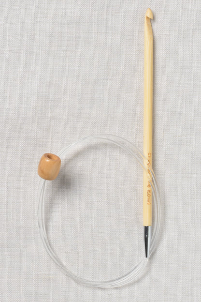 ChiaoGoo Bamboo Flexible Hook 32" (80 cm) Patina