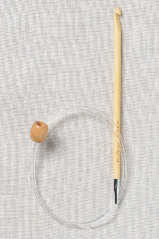 ChiaoGoo Bamboo Flexible Hook 32" (80 cm) Patina