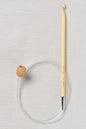 ChiaoGoo Bamboo Flexible Hook 32" (80 cm) Patina