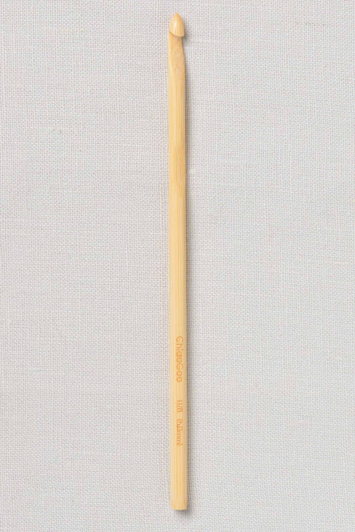 ChiaoGoo Bamboo Crochet Hook 6" (15 cm) Natural