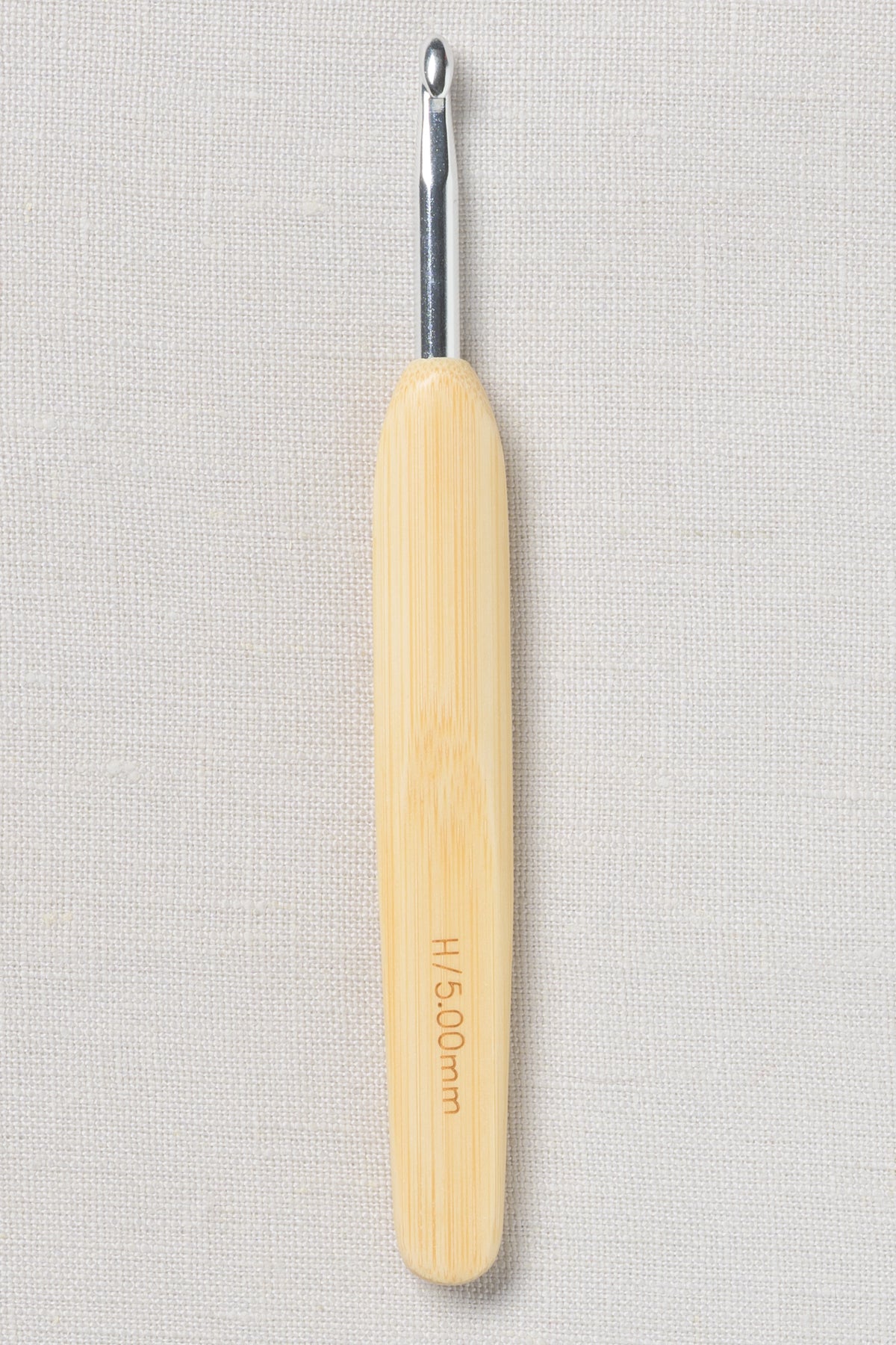 ChiaoGoo Metal Head Crochet Hook 5.5" (14 cm) Natural