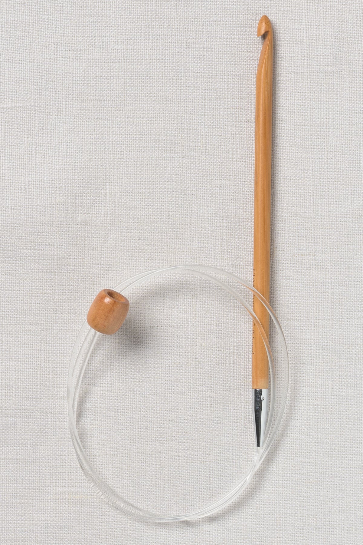 ChiaoGoo Bamboo Flexible Hook 32" (80 cm) Patina