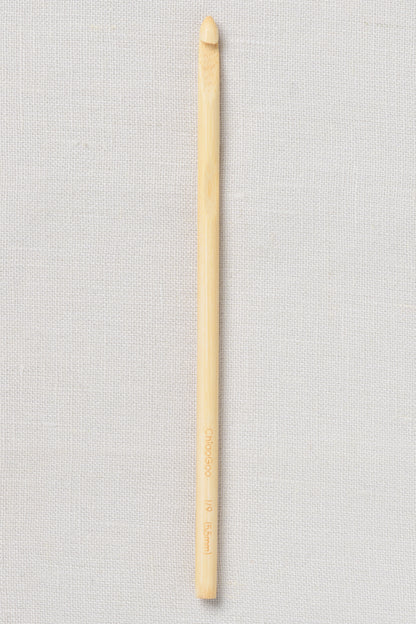 ChiaoGoo Bamboo Crochet Hook 6" (15 cm) Natural