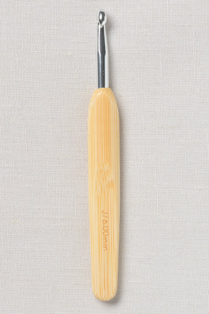 ChiaoGoo Metal Head Crochet Hook 5.5" (14 cm) Natural