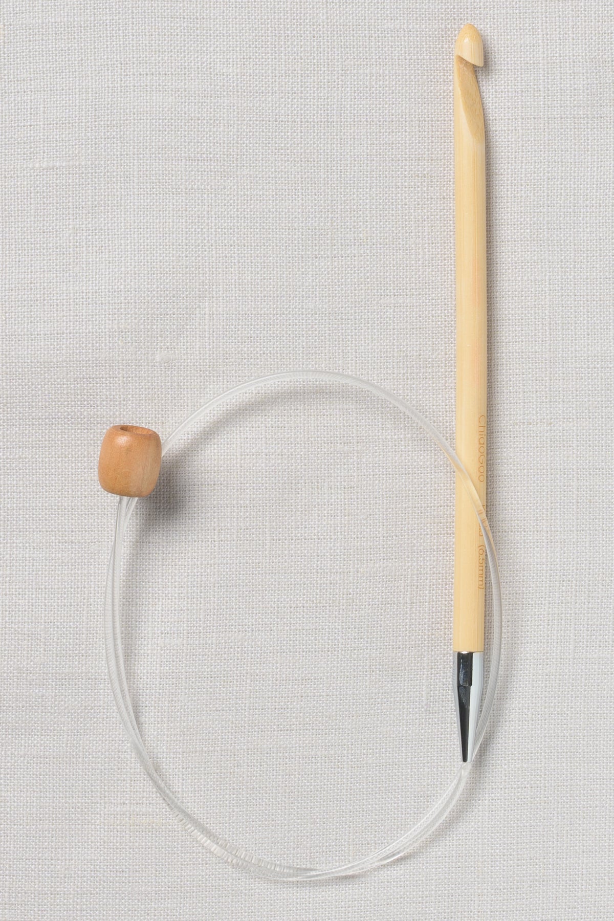 ChiaoGoo Bamboo Flexible Hook 24" (60 cm) Patina