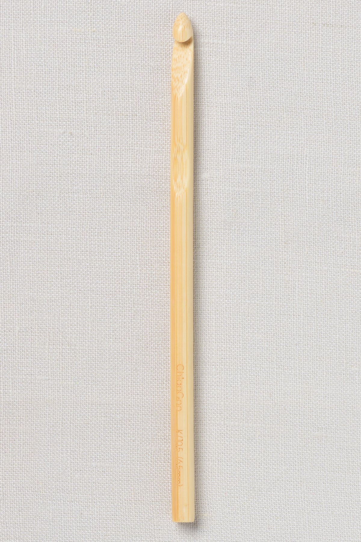 ChiaoGoo Bamboo Crochet Hook 6" (15 cm) Natural