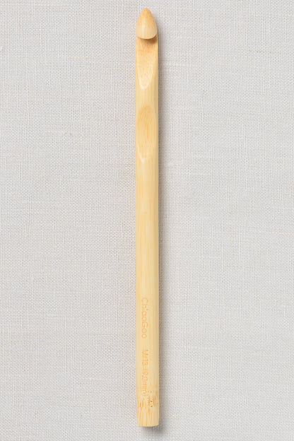 ChiaoGoo Bamboo Crochet Hook 6" (15 cm) Natural