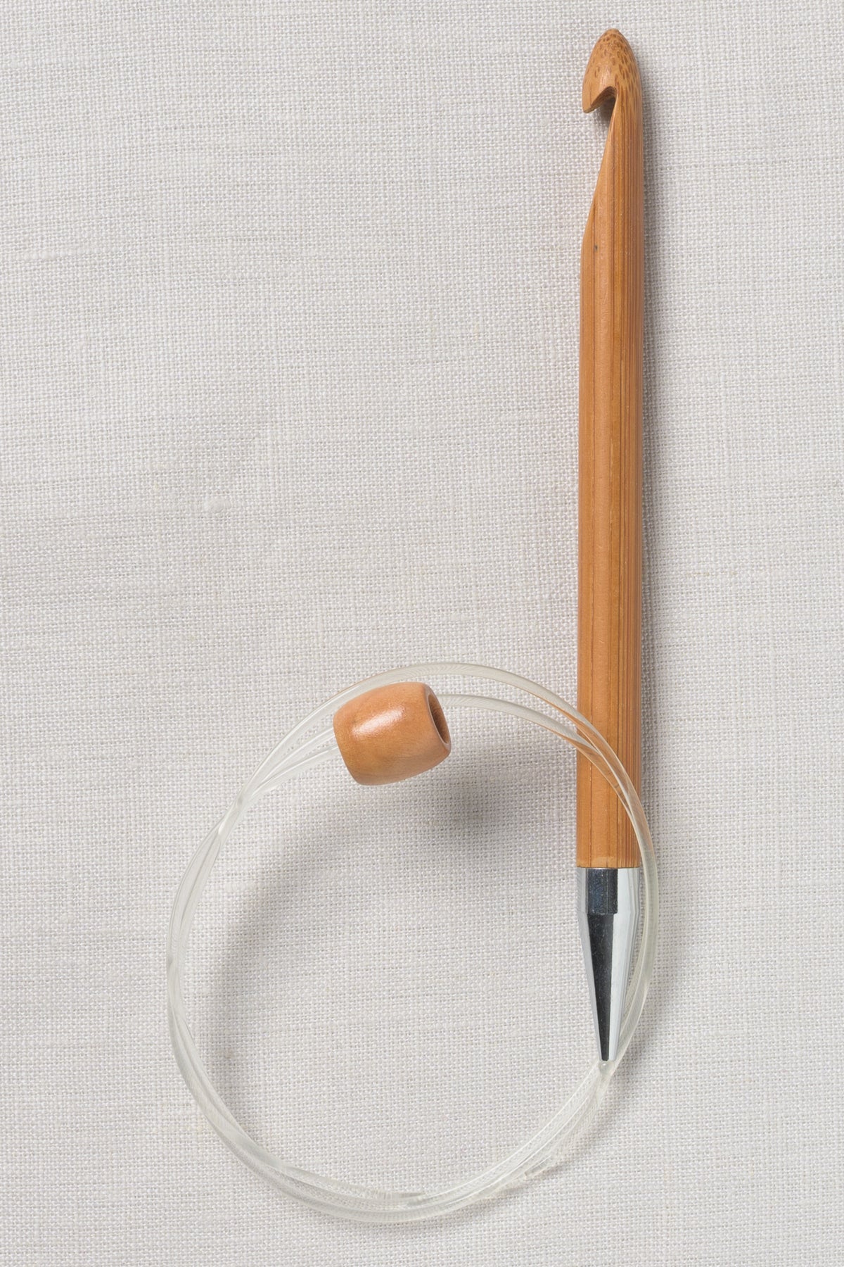 ChiaoGoo Bamboo Flexible Hook 32" (80 cm) Patina
