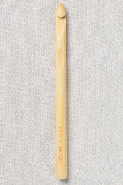 ChiaoGoo Bamboo Crochet Hook 6" (15 cm) Natural