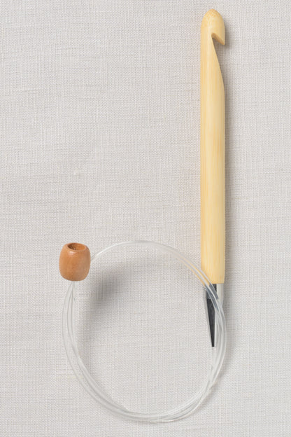 ChiaoGoo Bamboo Flexible Hook 32" (80 cm) Patina