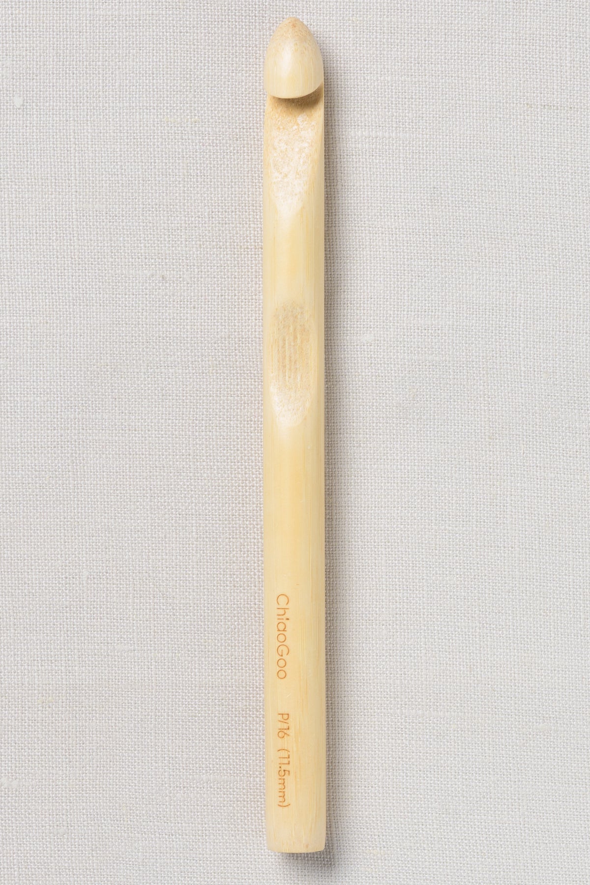 ChiaoGoo Bamboo Crochet Hook 6" (15 cm) Natural