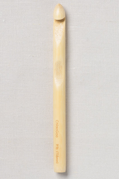 ChiaoGoo Bamboo Crochet Hook 6" (15 cm) Natural