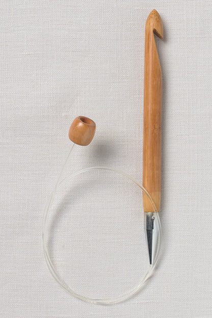 ChiaoGoo Bamboo Flexible Hook 24" (60 cm) Patina