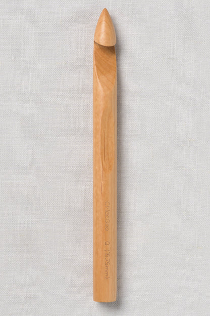 ChiaoGoo Wood Crochet Hook 7.5" (19 cm) Patina