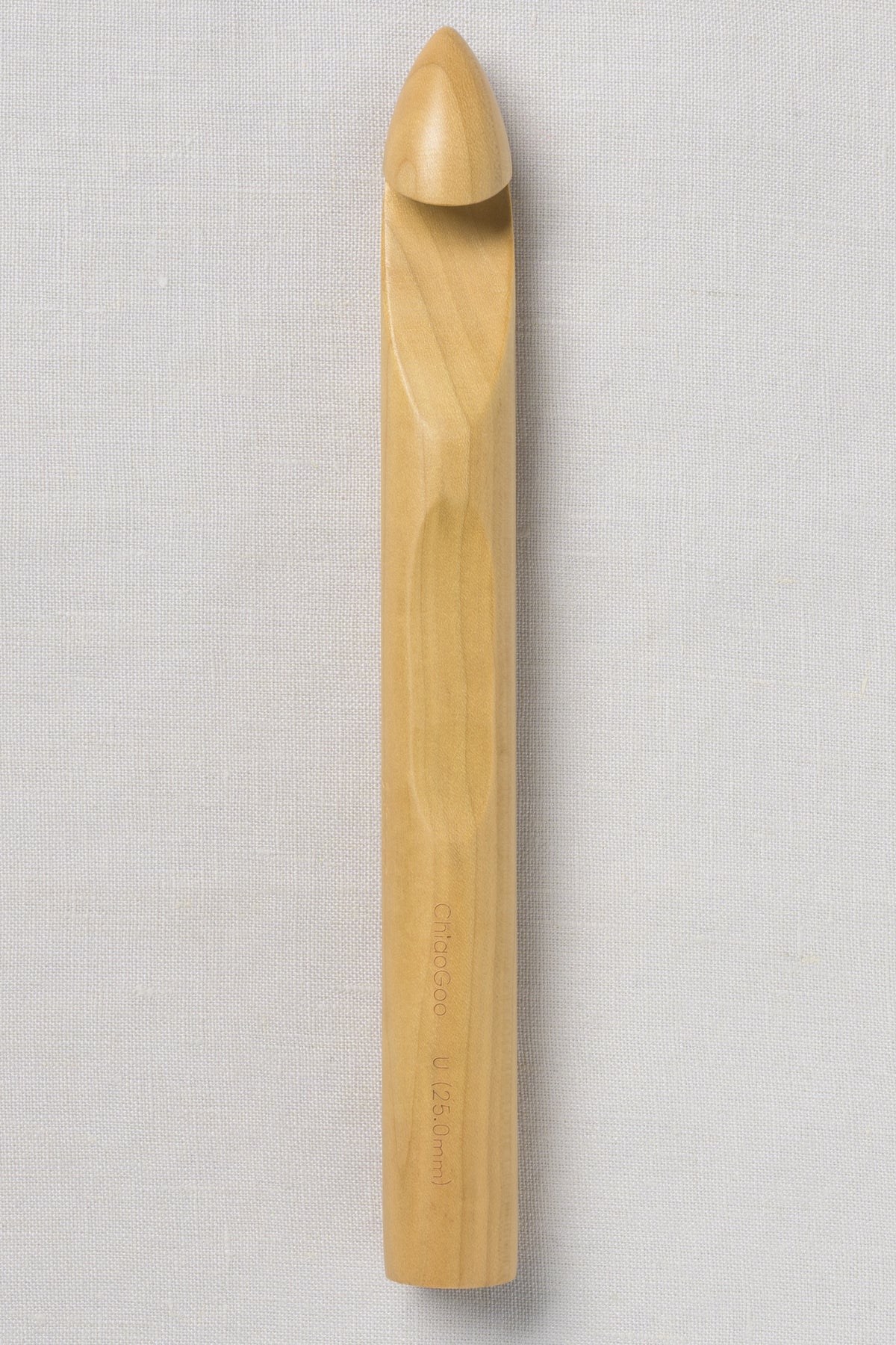 ChiaoGoo Wood Crochet Hook 9" (23 cm) Patina