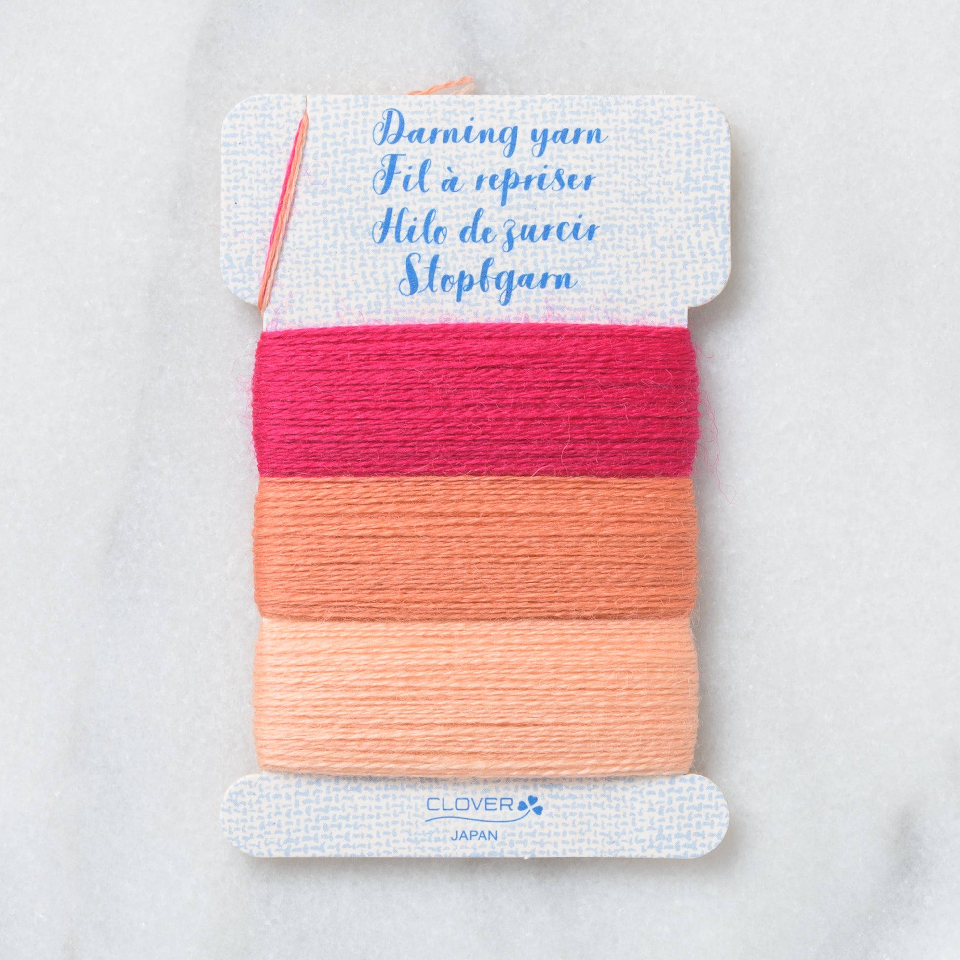 Clover Darning Yarn Pink (Bag of 3)