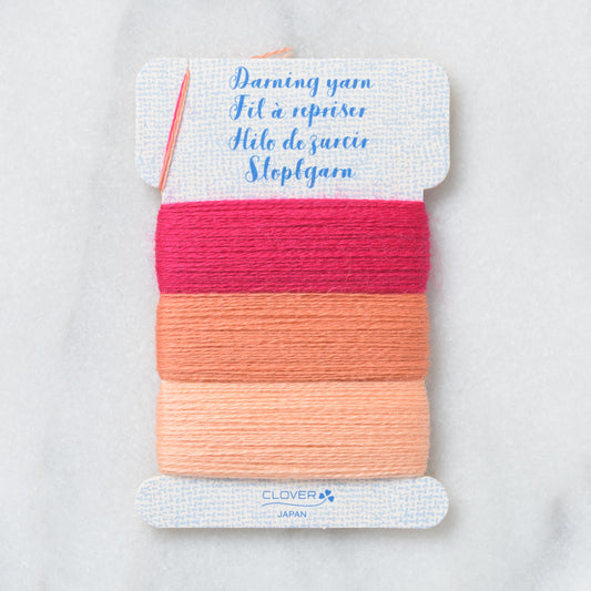 Clover Darning Yarn Pink (Bag of 3)