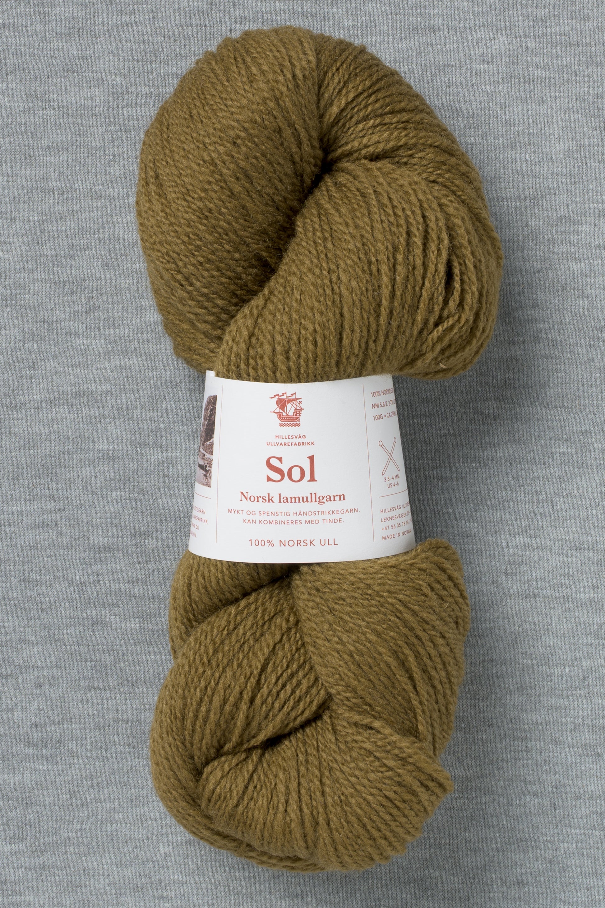 Hillesvåg Sol 464 Olive Brown (Bag of 10) (New)