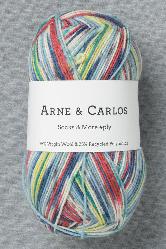 Arne & Carlos Socks & More 4Ply Sun Through Glass Color (Bag of 5) (New)