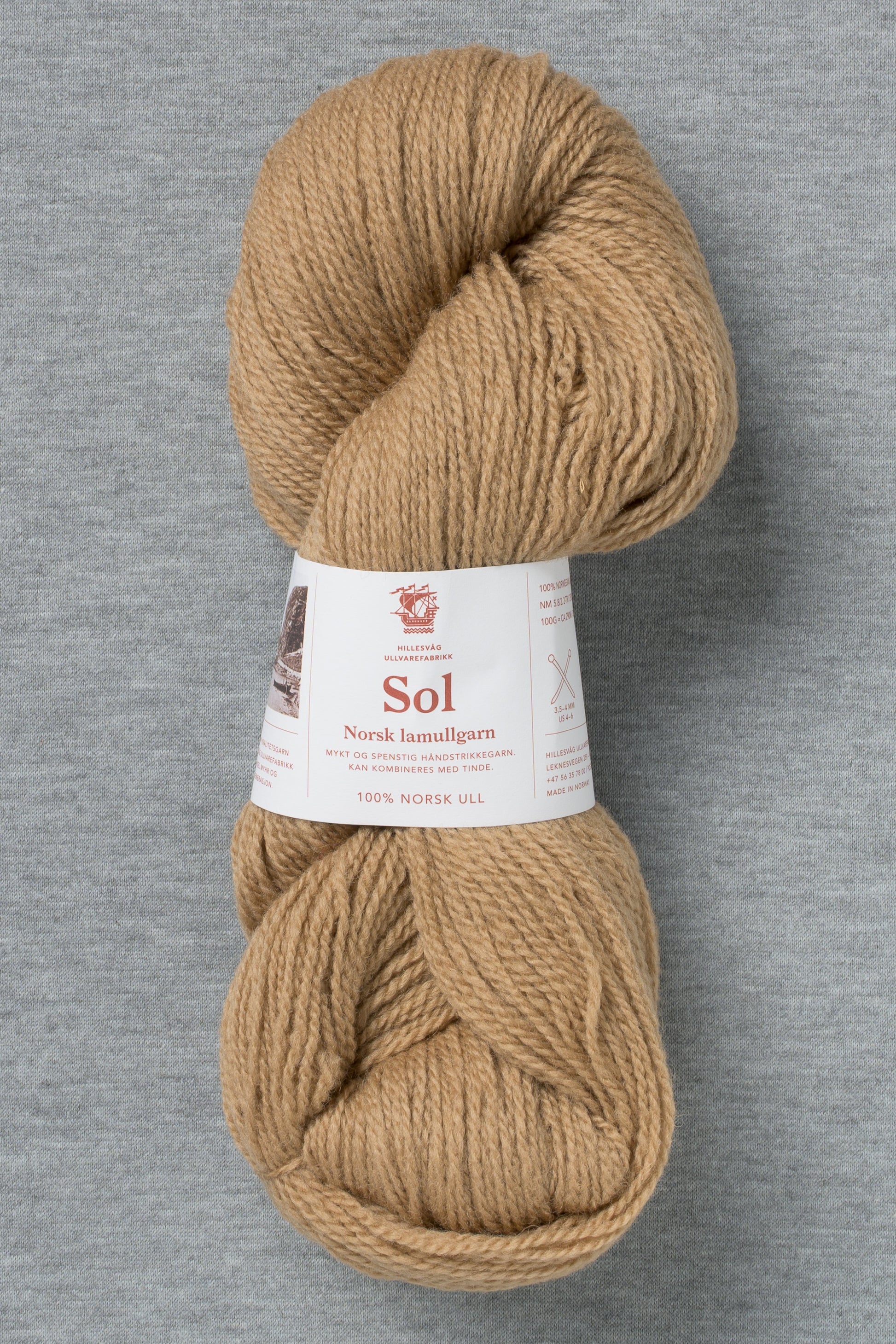 Hillesvåg Sol 461 Camel (Bag of 10) (New)