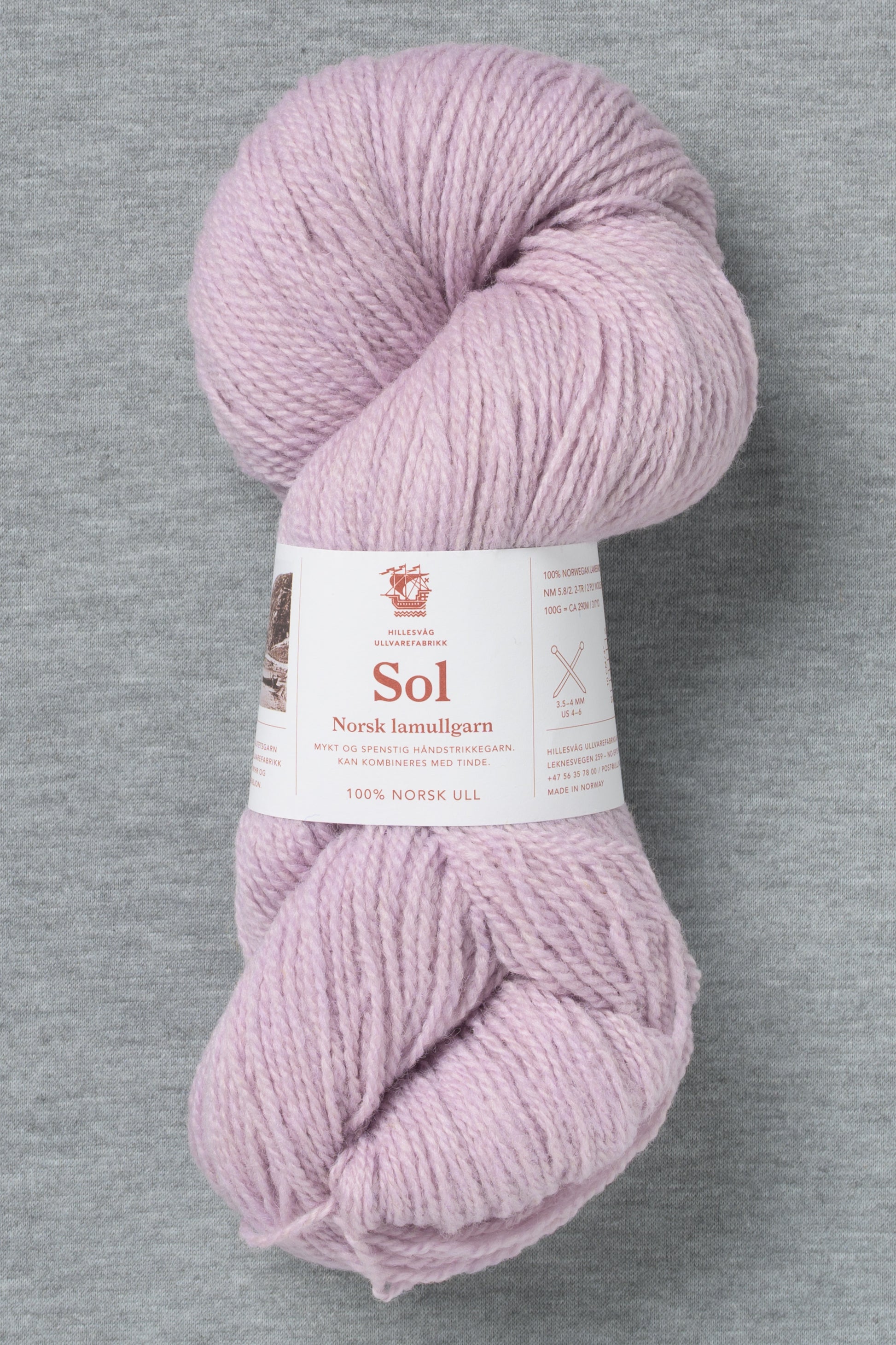 Hillesvåg Sol 465 Pale Lilac (Bag of 10) (New)