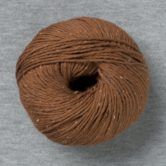 Erika Knight Gossypium Cotton Tweed 33 Walnut Brown (Bag of 10)