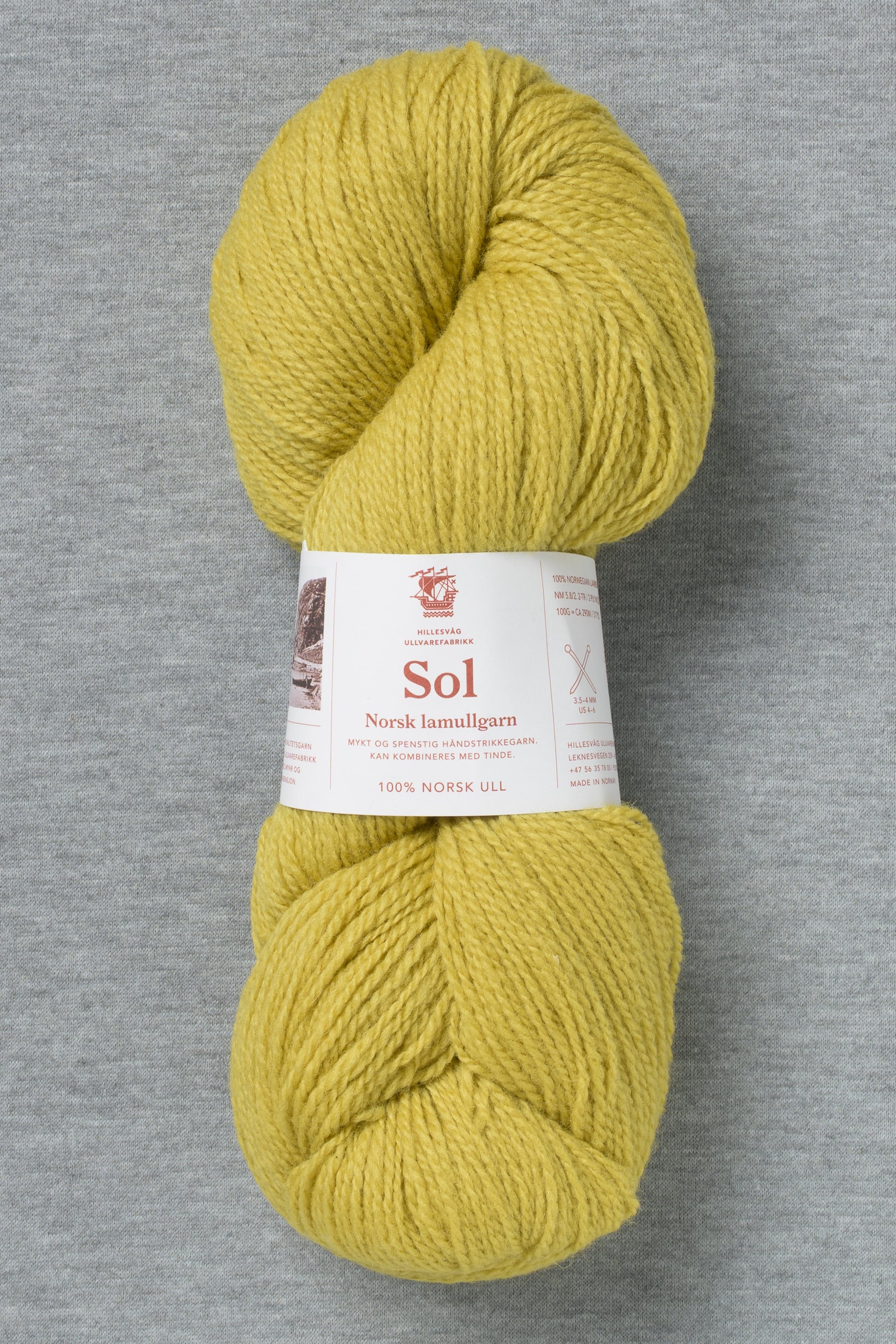 Hillesvåg Sol 466 Light Lime (Bag of 10) (New)